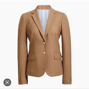 Women’s jcrew camel blazer, size 12 petite, new with tags!